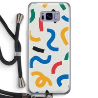 Illustratieve pop 2: Samsung Galaxy S8 Plus Transparant Hoesje met koord