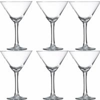 Royal Leerdam Martini Cocktaiglazen - 6x stuks - glas - 190 ml - Cocktails maken - thumbnail