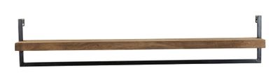Light & Living Wandplank 'Maddison' 120cm, kleur Donkerbruin