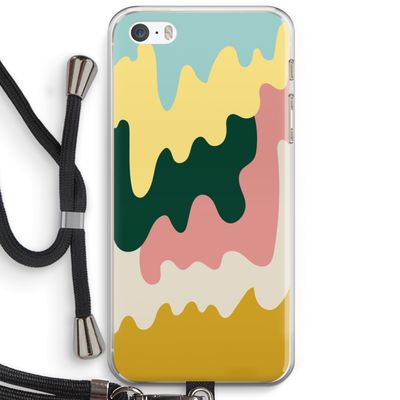 Baar B: iPhone 5 / 5S / SE Transparant Hoesje met koord