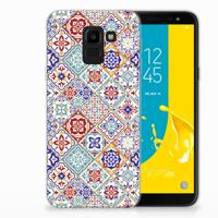 Samsung Galaxy J6 2018 | TPU | Siliconen hoesje | Tiles Color