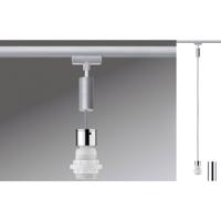 Paulmann Basic Pendel 230V-railsysteem lamp Universeel E27 20 W LED Chroom, Chroom (mat) - thumbnail