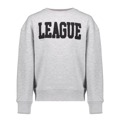 Geisha winter sweater meisjes - grijs/zwart - league