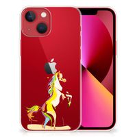 Apple iPhone 13 Telefoonhoesje met Naam Horse Color - thumbnail