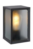 Lucide CAGE - Wandlamp Buiten - LED - 1xE27 - IP44 - Antraciet - thumbnail