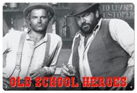 Bud Spencer & Terence Hill Tin Sign Old School Heroes 20 x 30 cm - thumbnail