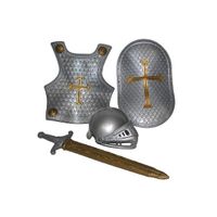4-delige ridder set zilver - thumbnail