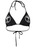 Moschino haut de bikini Double Question Mark - Noir - thumbnail