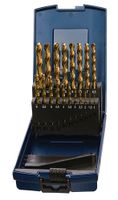 Promat Spiraalborenset | DIN 338 type N | nominale-d. 1-13x0,5 mm | HSS TiN | 25 delig kunststof cassette - 4000861944 - 4000861944