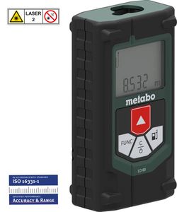 Metabo LD 60 Laser-afstandmeetapparaat tot 60 m - 606163000