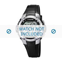 Horlogeband Calypso K5617-6 Rubber Zwart 22mm