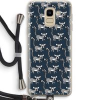 Makis: Samsung Galaxy J6 (2018) Transparant Hoesje met koord