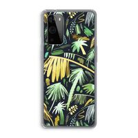 Tropical Palms Dark: OnePlus 9 Pro Transparant Hoesje
