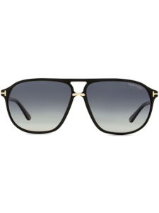 TOM FORD Eyewear lunettes de soleil Bruce à monture oversize - Noir