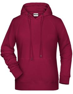 James & Nicholson JN8023 Ladies´ Hoody - /Wine - XXL