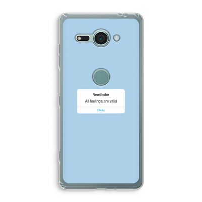 Reminder: Sony Xperia XZ2 Compact Transparant Hoesje