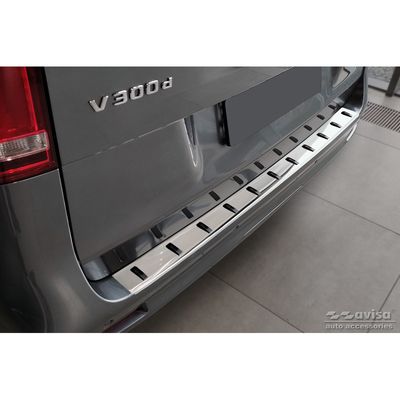 RVS Bumper beschermer passend voor Mercedes Vito / V-Klasse 2014-2019 & Facelift 2019- (achterkl AV252028