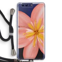 Pink Ellila Flower: Honor 9 Transparant Hoesje met koord