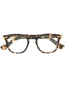 Garrett Leight lunettes de vue Byrne à monture carrée - Marron