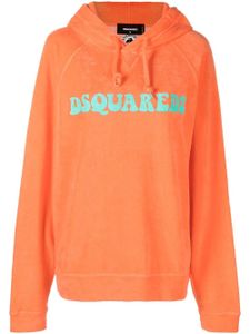 DSQUARED2 hoodie à logo imprimé - Orange