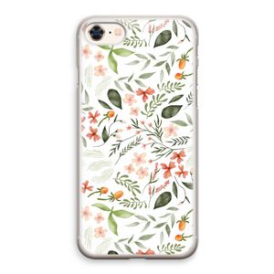 Sweet little flowers: iPhone 8 Transparant Hoesje