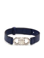 Ferragamo Gancini leren armband - Blauw - thumbnail