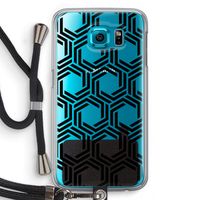 Geometrisch patroon: Samsung Galaxy S6 Transparant Hoesje met koord