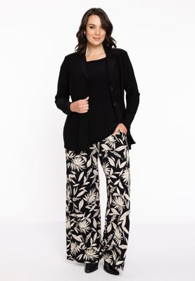 Yoek Broek wijd NORALY | Zwart | Maat 50/52