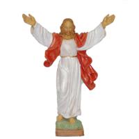 Jezus beeld - 25 cm - polystone - kerstdecoratie