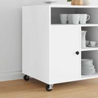 Caster 2 pcs Zwart en zilver 63 x 48 x 46 mm IJs en nylon