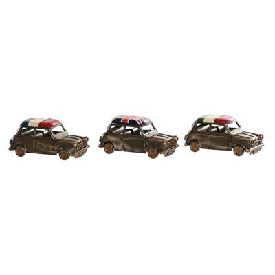 Decoratieve figuren Home ESPRIT Gouden Zilverkleurig Auto Vintage 17 x 9 x 8 cm (3 Stuks)