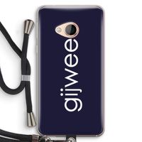 Gijweet: HTC U Play Transparant Hoesje met koord Gijweet: HTC U Play Transparant Hoesje met koord