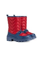 Gucci Kids bottes matelassées à détail de mors - Rouge