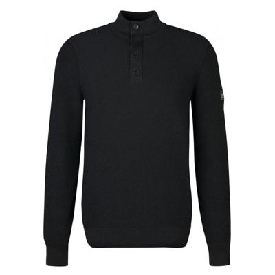 Herentrui Moss Quarter Placket Black