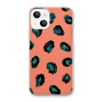 Pink Cheetah: iPhone 13 mini Transparant Hoesje