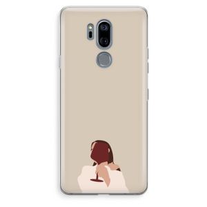 I drink wine: LG G7 Thinq Transparant Hoesje