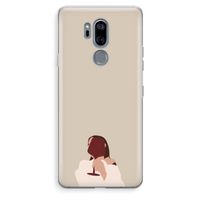 I drink wine: LG G7 Thinq Transparant Hoesje