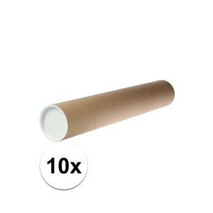 10x Brede verzendkoker 68 x 10 cm   -