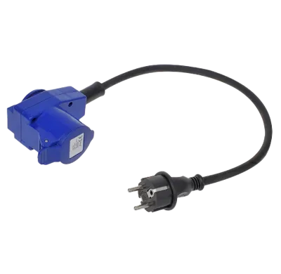 Pro Plus Verloopkabel 40cm Schuko Naar Haakse Cee