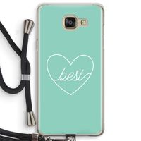 Best heart pastel: Samsung Galaxy A5 (2016) Transparant Hoesje met koord
