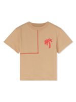 Palm Angels Kids t-shirt en coton à logo imprimé - Tons neutres - thumbnail