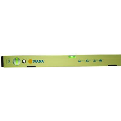 Ivana Goldline magnetische waterpas met 2 libellen - 150 cm
