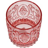 Overige Merken Tumbler beker 8.9x9.5 cm roze/transparant Overige Merken Tumbler beker 8.9x9.5 cm roze/transparant