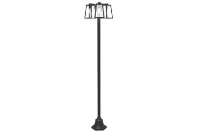 Lutec 3-lichts lantaarnFia zwart - 7290903012