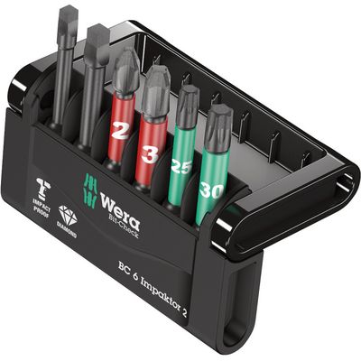 Wera Bit-Check 6 Impaktor 2 bitset