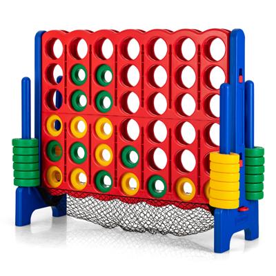 Jumbo 4-tot-score Reuze Spel Set 119cm Extra Groot 4 Op een Rij Connect Spel Binnen Buiten Spel