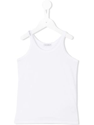 Dolce & Gabbana Kids débardeur classique - Blanc