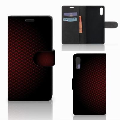 Sony Xperia XZ | Sony Xperia XZs | Telefoon Hoesje | Geruit Rood