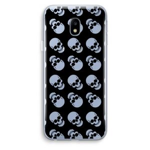 Musketon Skulls: Samsung Galaxy J3 (2017) Transparant Hoesje