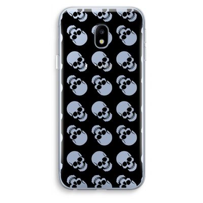 Musketon Skulls: Samsung Galaxy J3 (2017) Transparant Hoesje